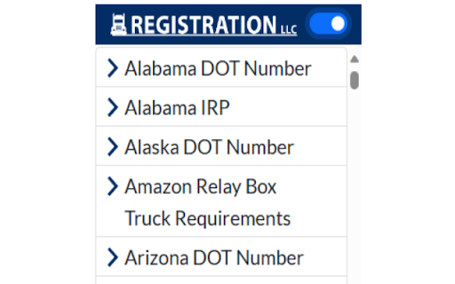 FMCSA Products  from Chrome web store to be run with OffiDocs Chromium online