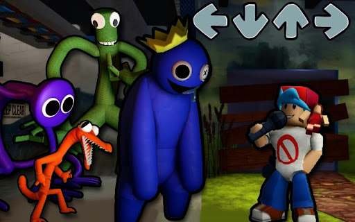 FNF vs Rainbow Friends  from Chrome web store to be run with OffiDocs Chromium online