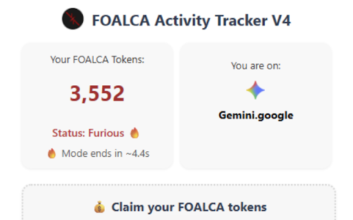 FOALCA Activity Tracker  from Chrome web store to be run with OffiDocs Chromium online