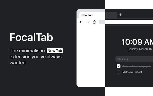 FocalTab  from Chrome web store to be run with OffiDocs Chromium online