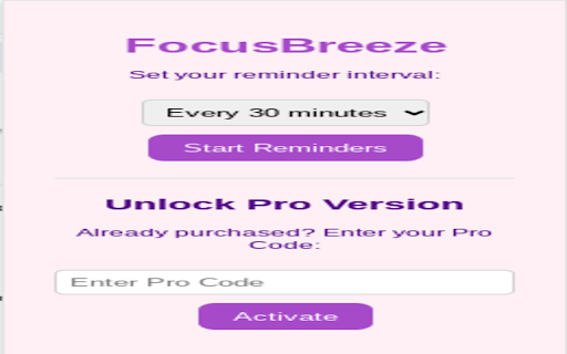 FocusBreeze  from Chrome web store to be run with OffiDocs Chromium online