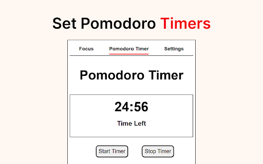 FOCUS Curb your Procrastination  from Chrome web store to be run with OffiDocs Chromium online