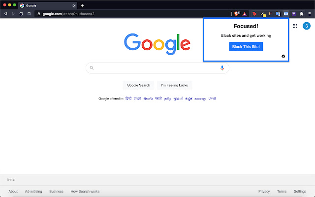 Focused Website Blocker  from Chrome web store to be run with OffiDocs Chromium online