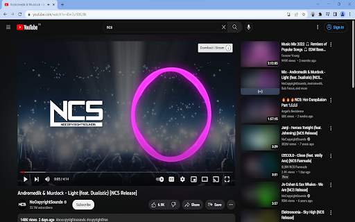 Focused Youtube Companion  from Chrome web store to be run with OffiDocs Chromium online