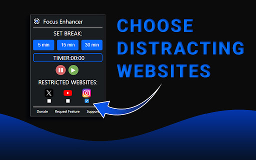 Focus Enhancer  from Chrome web store to be run with OffiDocs Chromium online