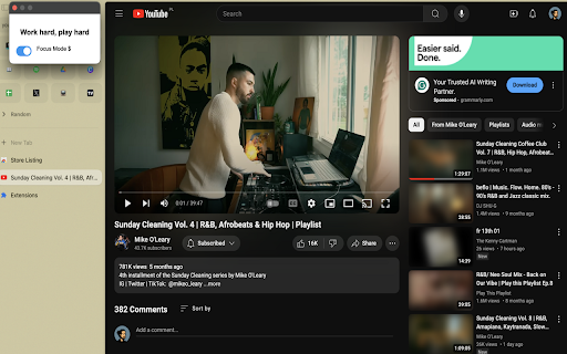 Focus Fiesta  from Chrome web store to be run with OffiDocs Chromium online