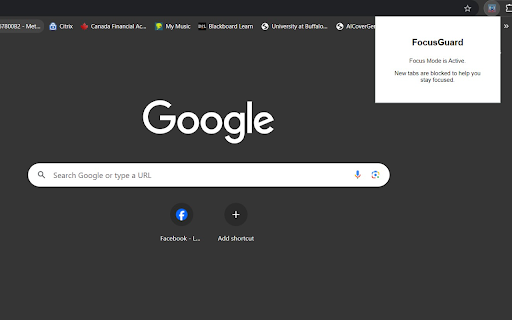 FocusGuard  from Chrome web store to be run with OffiDocs Chromium online