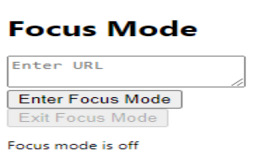 Focus Helper  from Chrome web store to be run with OffiDocs Chromium online
