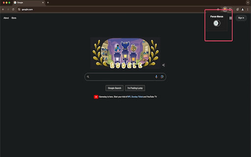 Focus mocus  from Chrome web store to be run with OffiDocs Chromium online