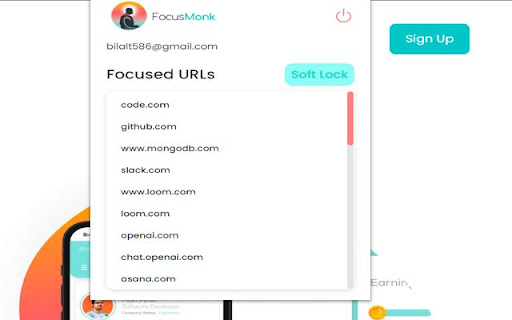 FocusMonk  from Chrome web store to be run with OffiDocs Chromium online