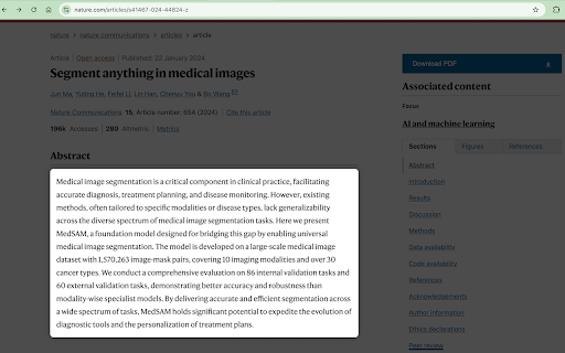 Focus Reader  from Chrome web store to be run with OffiDocs Chromium online