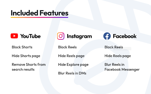 Focus Short Form Content Blocker  from Chrome web store to be run with OffiDocs Chromium online