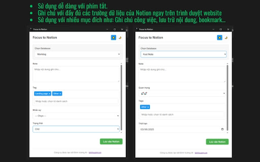 Focus to Notion  from Chrome web store to be run with OffiDocs Chromium online