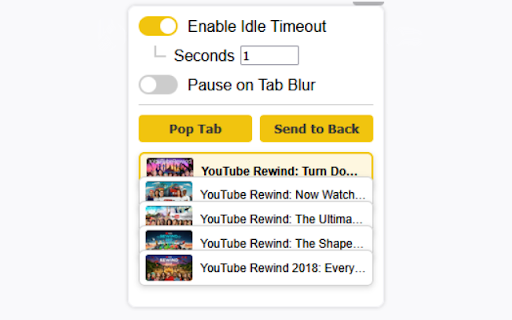 Focus YouTube Tab Snoozer  from Chrome web store to be run with OffiDocs Chromium online
