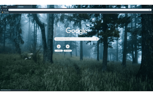 Foggy Blue Forest  from Chrome web store to be run with OffiDocs Chromium online