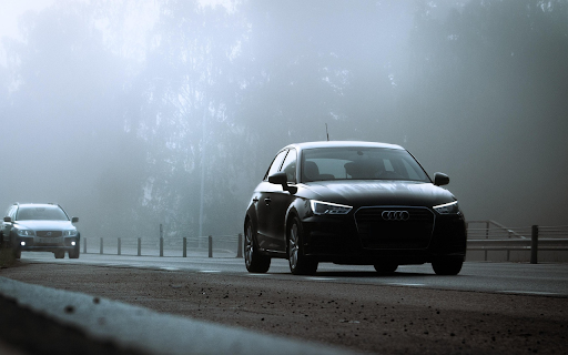 Foggy Driveway Elegance  from Chrome web store to be run with OffiDocs Chromium online
