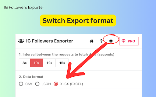Followers Exporter for Ins  from Chrome web store to be run with OffiDocs Chromium online