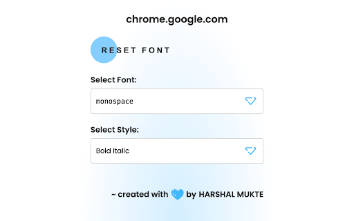 Fontastic  from Chrome web store to be run with OffiDocs Chromium online