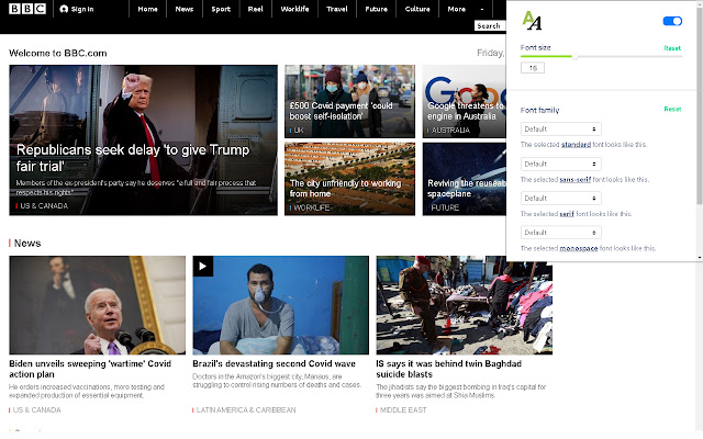 Font Changer  from Chrome web store to be run with OffiDocs Chromium online