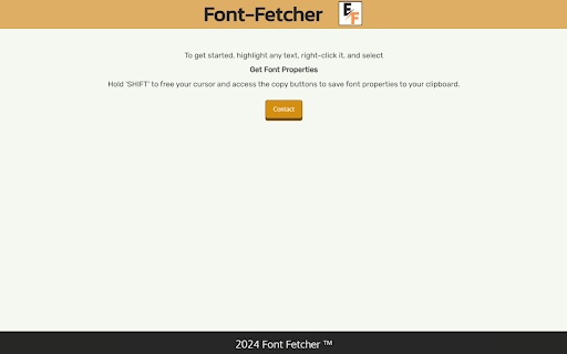 Font Fetcher  from Chrome web store to be run with OffiDocs Chromium online