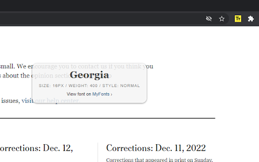 FONT Finder PRO  from Chrome web store to be run with OffiDocs Chromium online