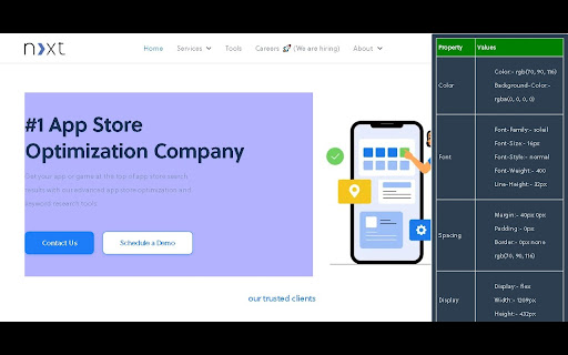 Font Finder  Style Detector  from Chrome web store to be run with OffiDocs Chromium online