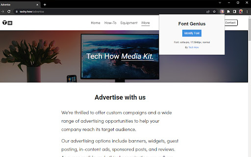 Font Genius  from Chrome web store to be run with OffiDocs Chromium online
