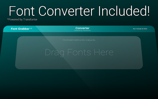 Font Grabber  from Chrome web store to be run with OffiDocs Chromium online