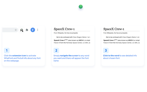 Fonts Determiner  from Chrome web store to be run with OffiDocs Chromium online