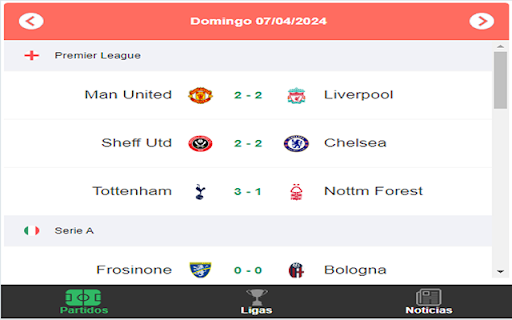 Football Live  from Chrome web store to be run with OffiDocs Chromium online