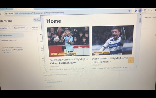 Football Match Highlights and Analysis Hub  from Chrome web store to be run with OffiDocs Chromium online