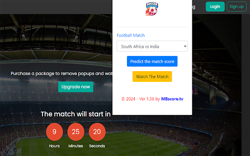 footballontv  from Chrome web store to be run with OffiDocs Chromium online