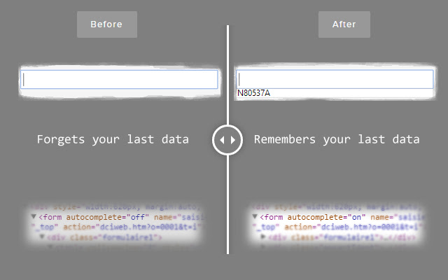 Force Autocomplete  from Chrome web store to be run with OffiDocs Chromium online