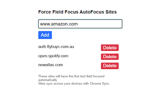 Force Field Focus  from Chrome web store to be run with OffiDocs Chromium online