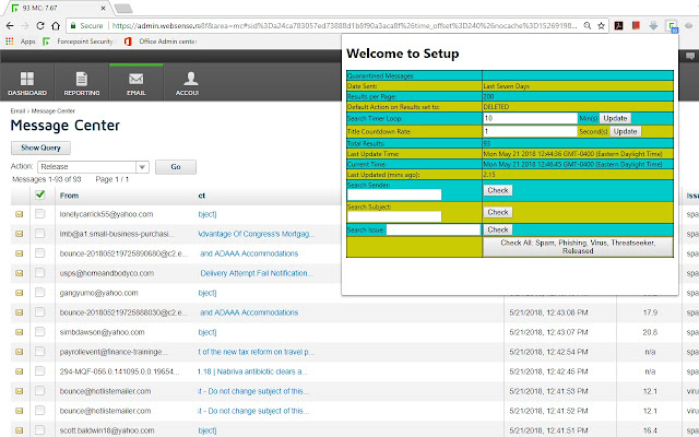 ForcePoint PreConfig  from Chrome web store to be run with OffiDocs Chromium online
