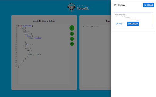 ForceQL  from Chrome web store to be run with OffiDocs Chromium online