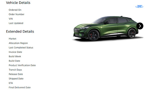 Ford Extended Order Details  from Chrome web store to be run with OffiDocs Chromium online