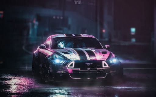 Ford Mustang GTR at Night  from Chrome web store to be run with OffiDocs Chromium online