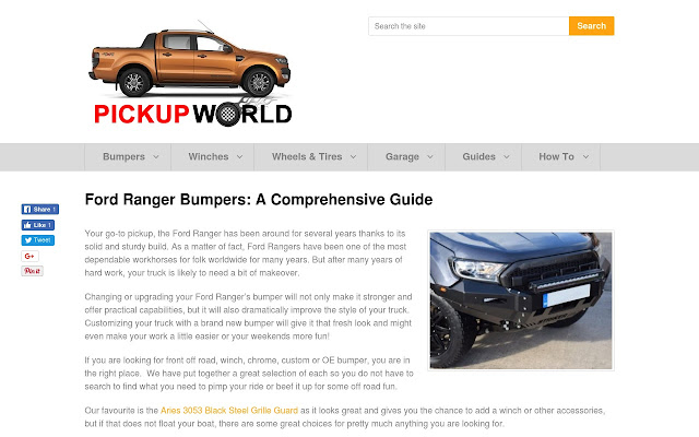 Ford Ranger Bumper Reviews  from Chrome web store to be run with OffiDocs Chromium online