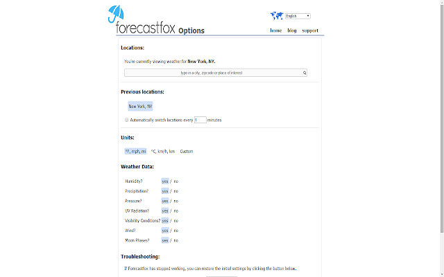 Forecastchrome  from Chrome web store to be run with OffiDocs Chromium online