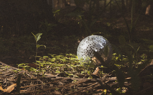 Forest Disco Ball Theme  from Chrome web store to be run with OffiDocs Chromium online