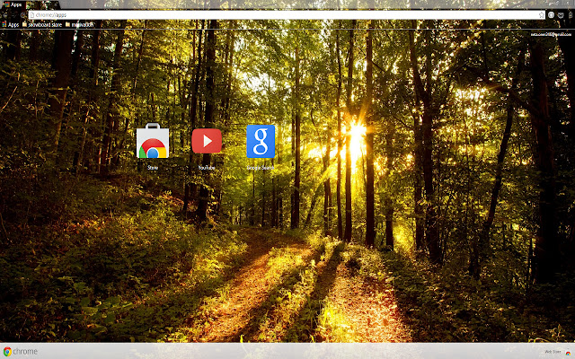 Forest Sunrise  from Chrome web store to be run with OffiDocs Chromium online