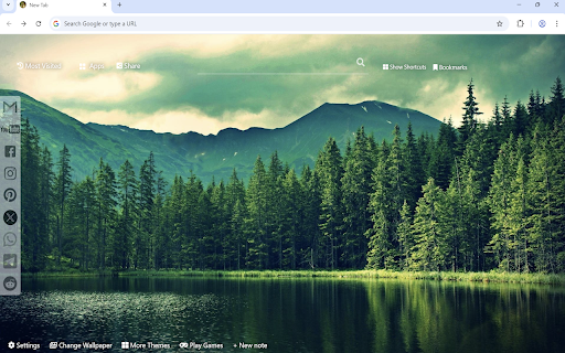 Forest Wallpaper  from Chrome web store to be run with OffiDocs Chromium online