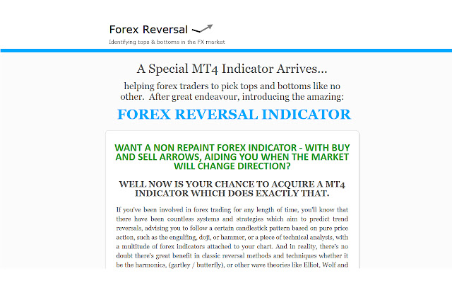 Forex indicator  from Chrome web store to be run with OffiDocs Chromium online