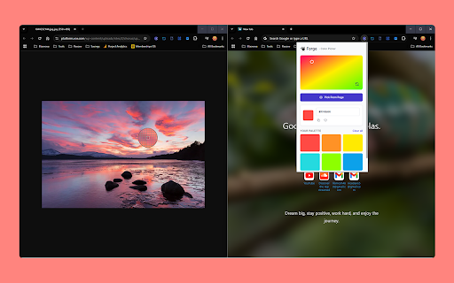 Forge Color Picker  from Chrome web store to be run with OffiDocs Chromium online