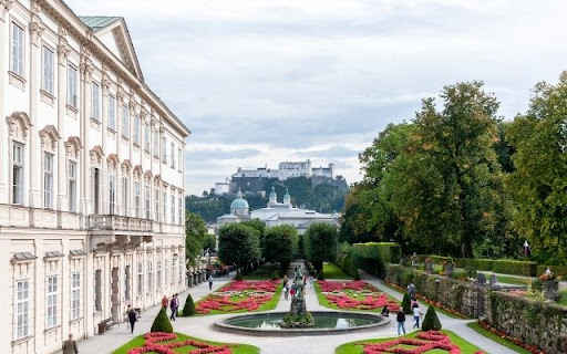 Formal Floral Displays of Mirabell Gardens  from Chrome web store to be run with OffiDocs Chromium online