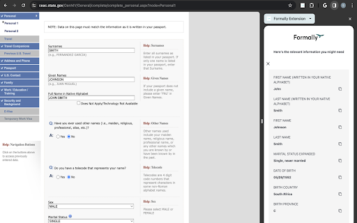 Formally Extension  from Chrome web store to be run with OffiDocs Chromium online