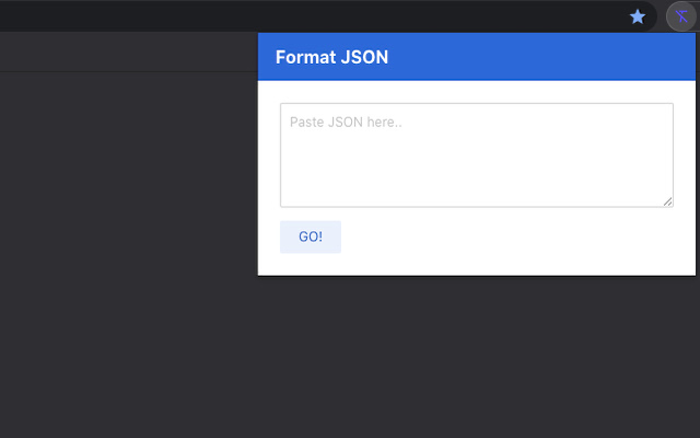 Format JSON  from Chrome web store to be run with OffiDocs Chromium online