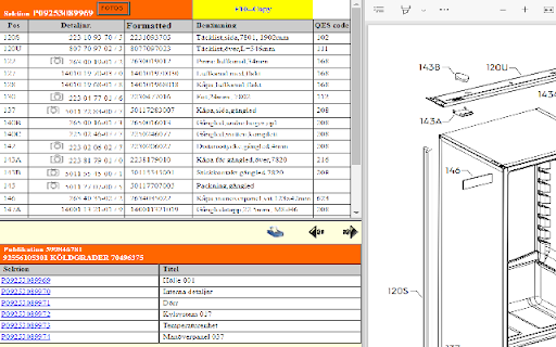 Format Part Numbers  from Chrome web store to be run with OffiDocs Chromium online