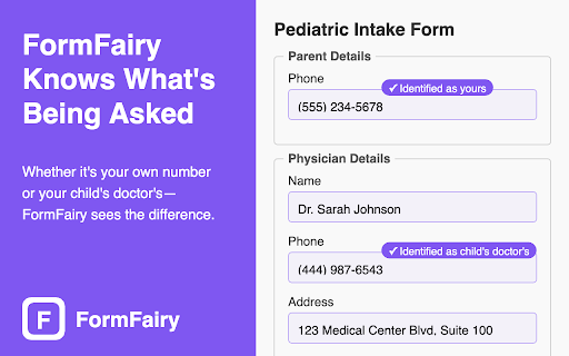 FormFairy: Let AI Fill Forms for You  from Chrome web store to be run with OffiDocs Chromium online